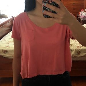 Coral tee